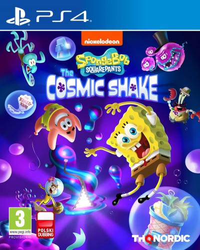 SpongeBob SquarePants: The Cosmic Shake (PS4) - okladka